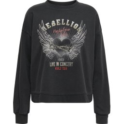 ONLY - maat L - ONLLUCINDA LIFE L/S WORLD TOUR BOX SWT Black