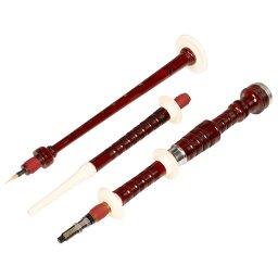 vidaXL Doedelzak Schots Great Highland Royal Stewart Tartan rood