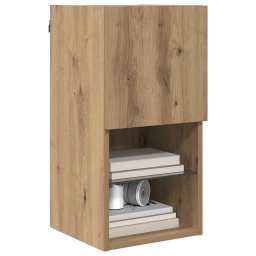 vidaXL Wandgemonteerde TV-kasten 2 st Artisan Eiken Bewerkt hout