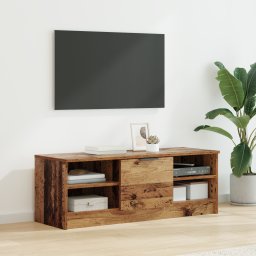vidaXL TV-kast 102 x 35 x 36,5 cm Oud Hout Bewerkt hout