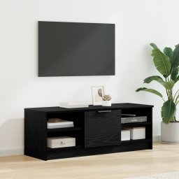 vidaXL TV-kast 102 x 35 x 36,5 cm Zwart Eiken Bewerkt hout