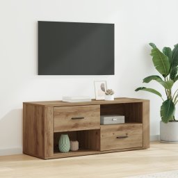 vidaXL TV-kast 100 x 35 x 40 cm Artisan Eiken Bewerkt hout