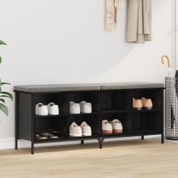 vidaXL Schoenenkast 131 x 35 x 50 cm Gemonteerd hout en ijzer
