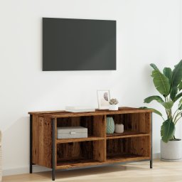 vidaXL TV-kast 100 x 40 x 50 cm Oud Hout Bewerkt hout