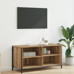 vidaXL TV-kast 100 x 40 x 50 cm Artisan Eiken Bewerkt hout
