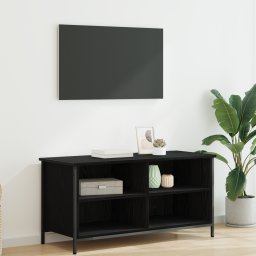 vidaXL TV-kast 100 x 40 x 50 cm Zwart Eiken Bewerkt hout