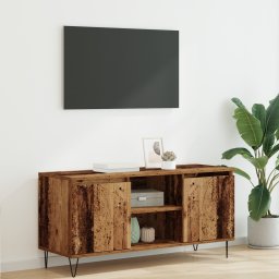 vidaXL TV-kast 104 x 35 x 50 cm Oud Hout Bewerkt hout