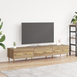 vidaXL TV-kast 150 x 36 x 30 cm Artisan Eiken Bewerkt hout