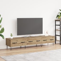 vidaXL TV-kast 150 x 36 x 30 cm artisanaal eikenkleurig Bewerkt hout