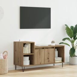 vidaXL TV-kast 100 x 35 x 55 cm Artisan Eiken Bewerkt hout