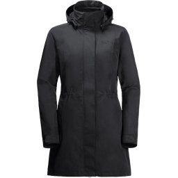Jack Wolfskin - maat XS -Ottawa Outdoorjas Dames - Black