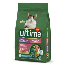 10kg Ultima Cat Sterilised Sensible Forel droogvoer voor katten