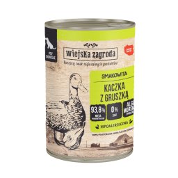 Wiejska Zagroda Dog 12 x 400 g - Eend met Peer