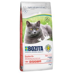 2x 2kg Bozita Grainfree Senior 8+ droog kattenvoer