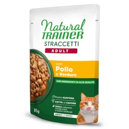 Voordeelpakket: 44x85g Natural Trainer reepjes in saus kip natvoer voor katten