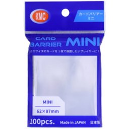 KMC - Small Sleeves - Card Barrier Mini 100 stuks (62x87mm)