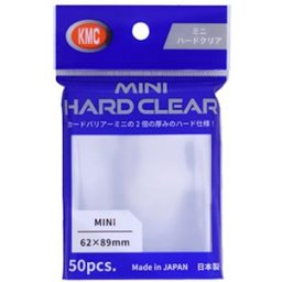 KMC - Small Sleeves - Mini Hard Clear 50 stuks (62x89mm)