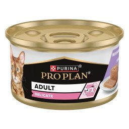 24x85g Delicate Kalkoen Purina Pro Plan Kattenvoer