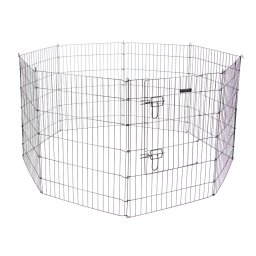 Kerbl Huisdierverblijf met deur voor puppy's en kleine dieren 8 elementen à 57x78cm