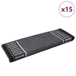 vidaXL Zelfklevende Trapmatten 15 st 65 x 21 x 4 cm Anti-slip