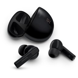 PHILIPS TAT2520BK - TWS oordopjes met display - ANC - IPX4 - multipoint - aanraakbediening - 20 uur afspeeltijd - Werkt in met app - Zwart
