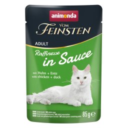 24 x 85 g kip & eend animonda vom Feinsten Raffinesse natvoer voor katten