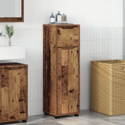 vidaXL Badkamer Kast Oud Hout 30,5 x 30 x 101 cm Bewerkt hout