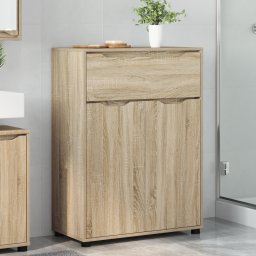 vidaXL Badkamer Kast Sonoma Eiken 72,5 x 36,5 x 100 cm Bewerkt hout