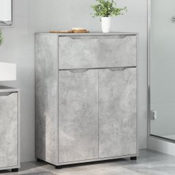 vidaXL Badkamer Kast Beton Grijs 72,5 x 36,5 x 100 cm Bewerkt hout