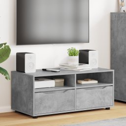 vidaXL TV-kast 100 x 48 x 43 cm Beton Grijs Bewerkt hout
