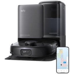 Eufy Robot Vacuum Omni E25 Robot stofzuiger Zwart