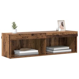 vidaXL Tv-meubelset Oud Hout Bewerkt hout