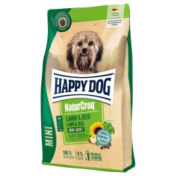 4kg Lam & Rijst NaturCroq Mini Adult Happy Dog droogvoer voor honden