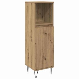 vidaXL Badkamermeubelset 3 st Artisan Eiken 30 x 30 x 180 cm