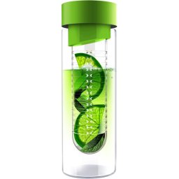 Asobu Flavour It Drinkbeker - Glas - Incl. Fruitinfuser - 480 ml - Groen