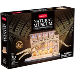 CubicFun 3D Puzzel - Natural Museum Blauwe Vinvis LED (222 Stukjes)