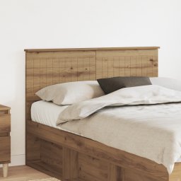 vidaXL Hoofdbord Artisan Eiken Bewerkt hout
