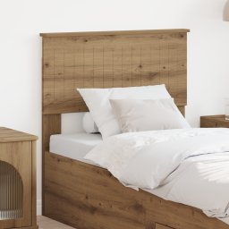vidaXL Hoofdbord Artisan Eiken Bewerkt hout