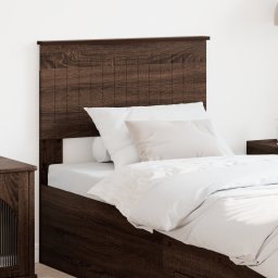 vidaXL Hoofdbord Bruin Eiken Bewerkt hout