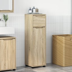 vidaXL Badkamer Kast Sonoma Eiken 30,5 x 30 x 101 cm Bewerkt hout