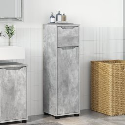 vidaXL Badkamer Kast Beton Grijs 30,5 x 30 x 101 cm Bewerkt hout