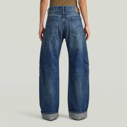 Bowey Barrel Selvedge Jeans - Donkerblauw - Dames