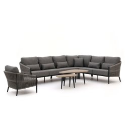 + 15% kassakorting | Bellagio Mineo/ROUGH-K hoek loungeset 7-delig - Laagste prijsgarantie!