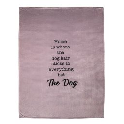 TIAKI hondendeken "Home" taupe 75x100cm voor honden & Hondenliefhebbers