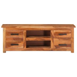 vidaXL Tv-meubel 110x30x40 cm massief hout