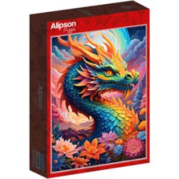 Colorful Dragon Puzzel (1000 stukjes)