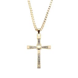 Ketting kruis Vin - goud