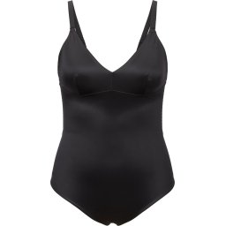 Spanx - Maat M - Shaping Satin - Thong Bodysuit Kleur Very Black