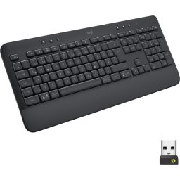 Logitech Signature K650 - Draadloos Toetsenbord - DE QWERTZ - Graphite
