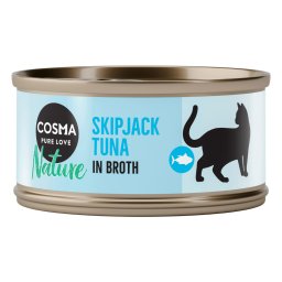 24x70g Skipjack Tonijn Cosma Nature Kattenvoer